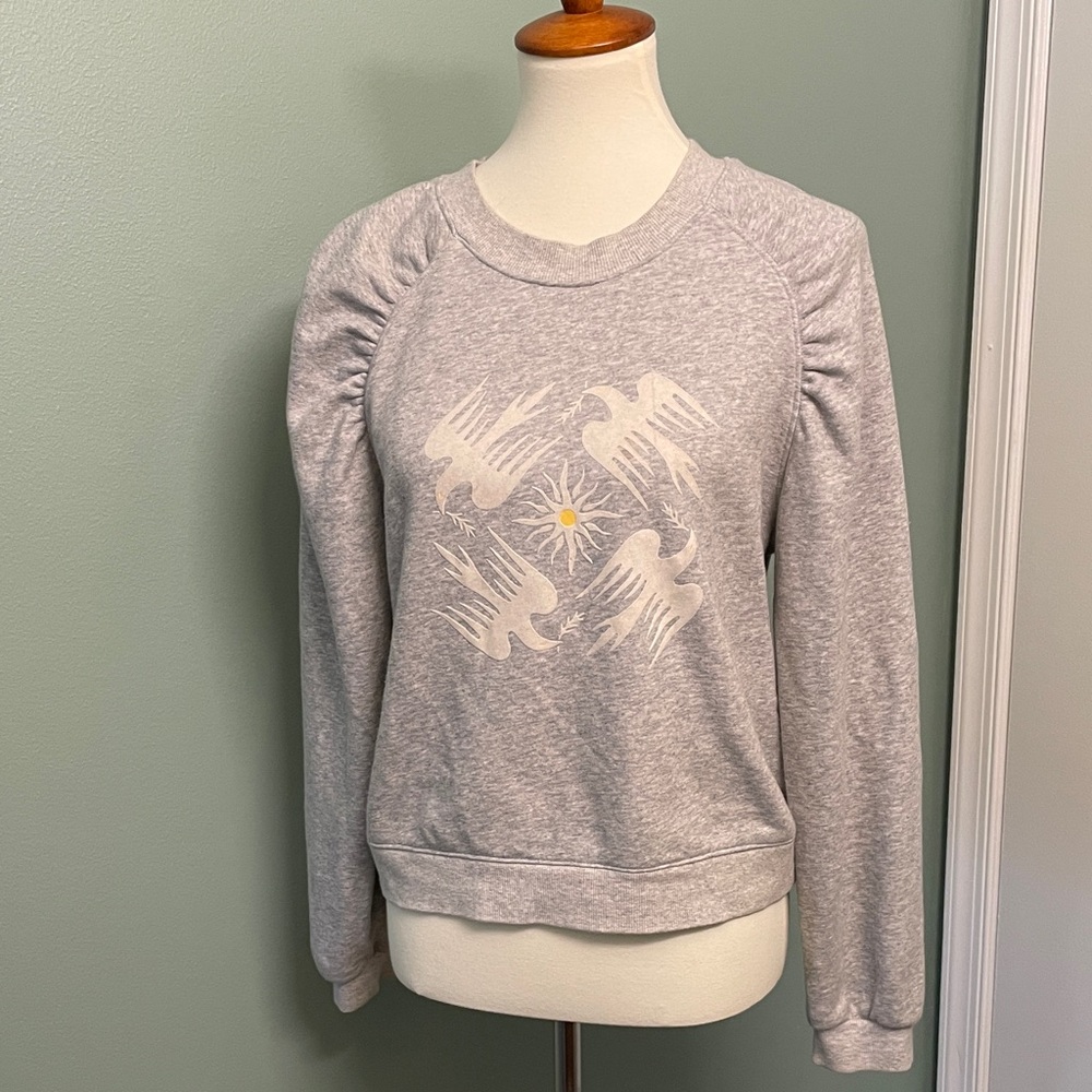 Anthropologie Gray Sweatshirt